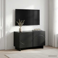 vidaXL szafka RTV 60 x 34.5 x 40 cm Czarny materiał drewnopochodny