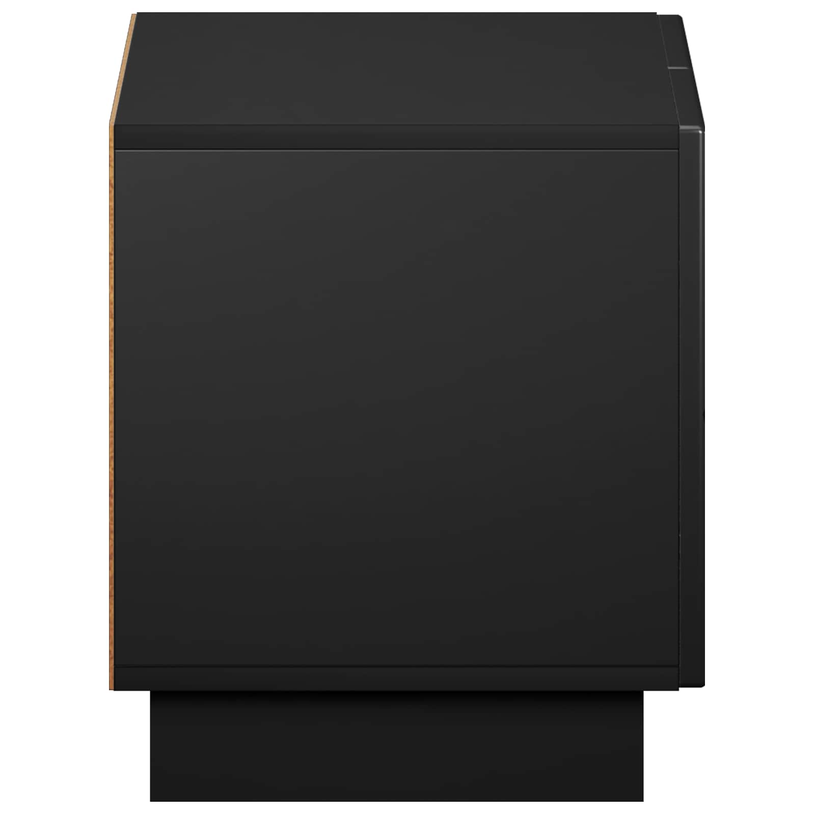 vidaXL szafka RTV 60 x 34.5 x 40 cm Czarny materiał drewnopochodny