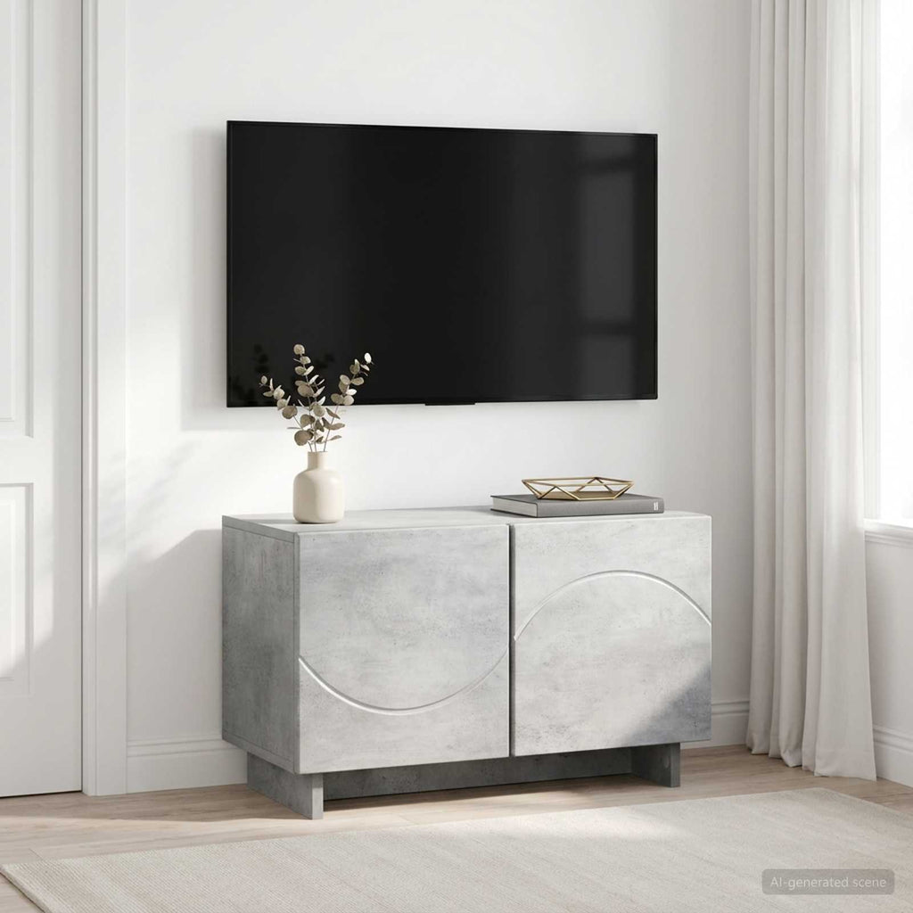 vidaXL szafka RTV 60 x 34.5 x 40 cm Betonowy szary
