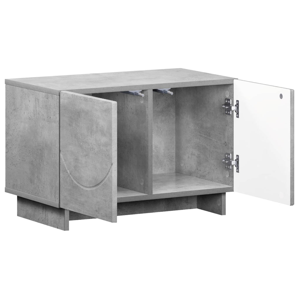vidaXL szafka RTV 60 x 34.5 x 40 cm Betonowy szary