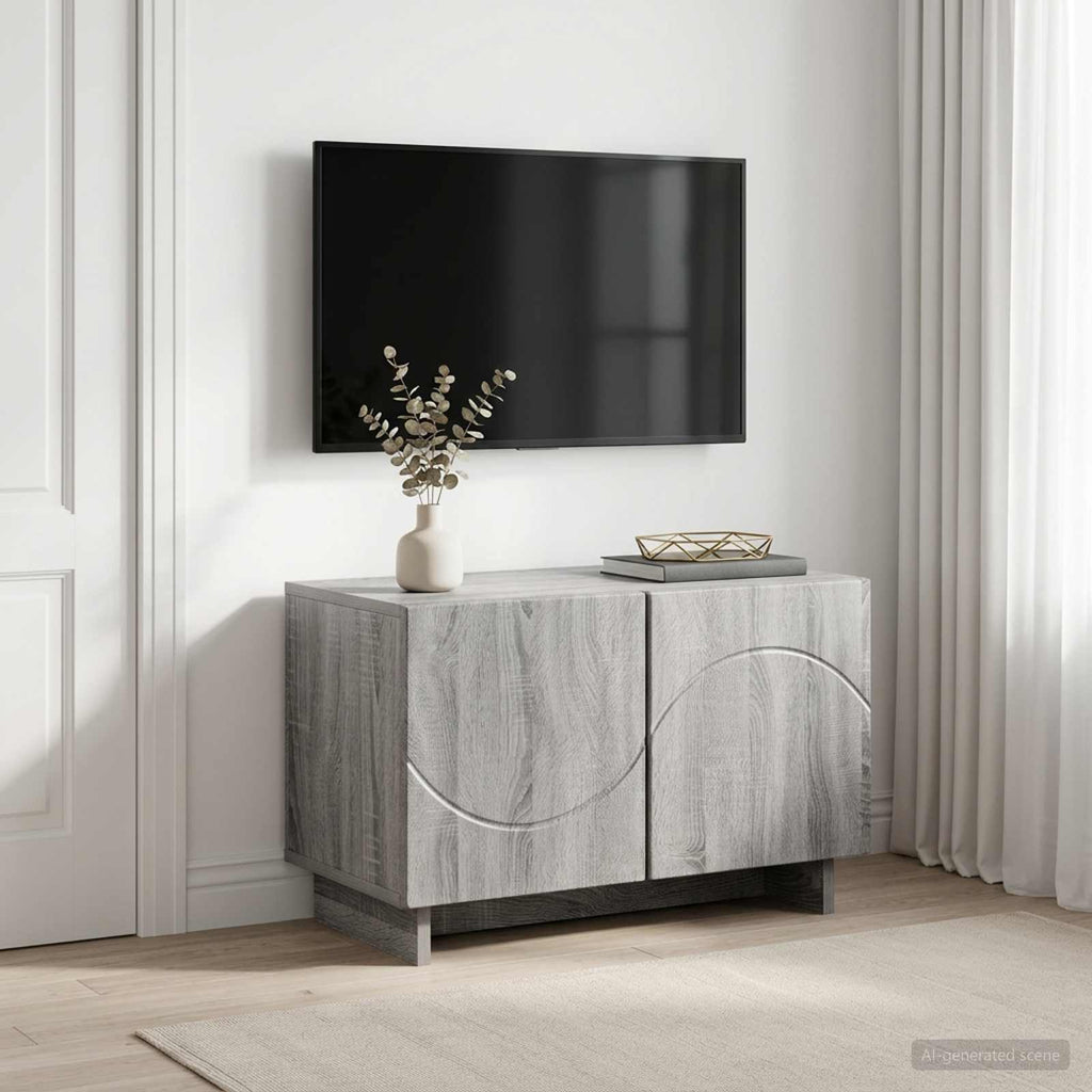 vidaXL szafka RTV 60 x 34.5 x 40 cm Szary Sonoma