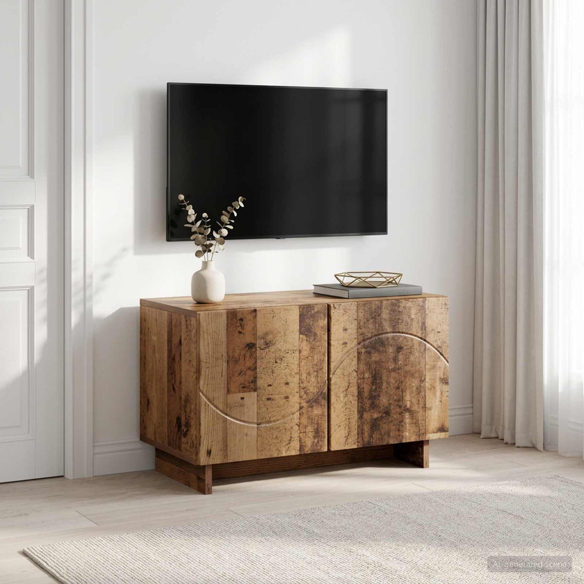 vidaXL szafka RTV 60 x 34.5 x 40 cm Stare drewno