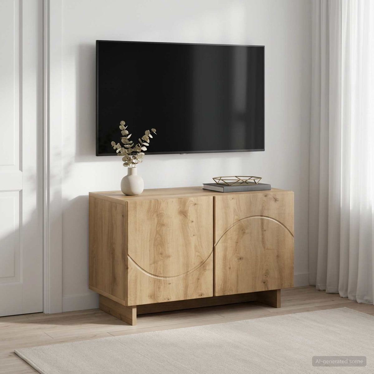 vidaXL szafka RTV 60 x 34.5 x 40 cm Dąb artisan