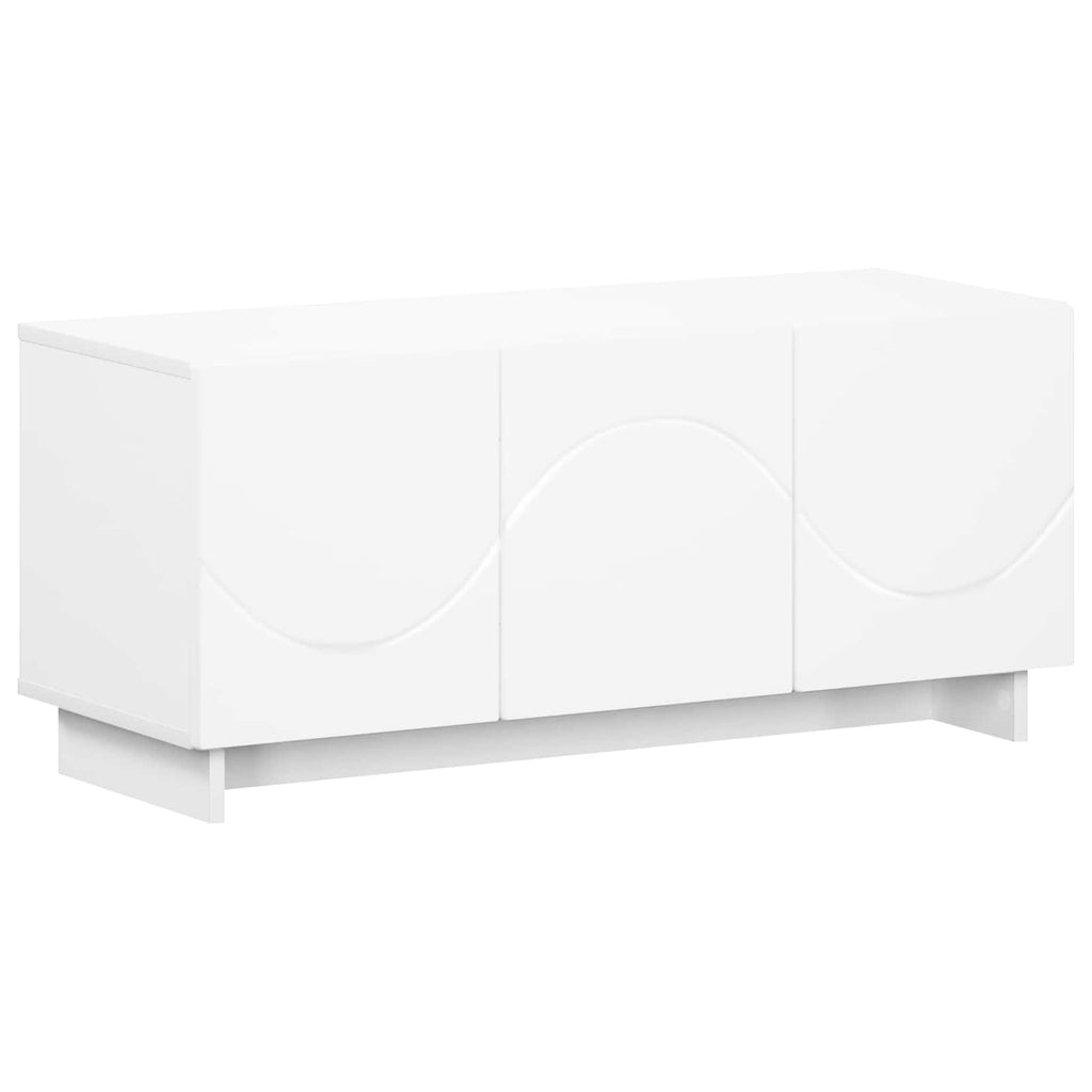 vidaXL szafka RTV 90 x 34.5 x 40 cm Biały materiał drewnopochodny