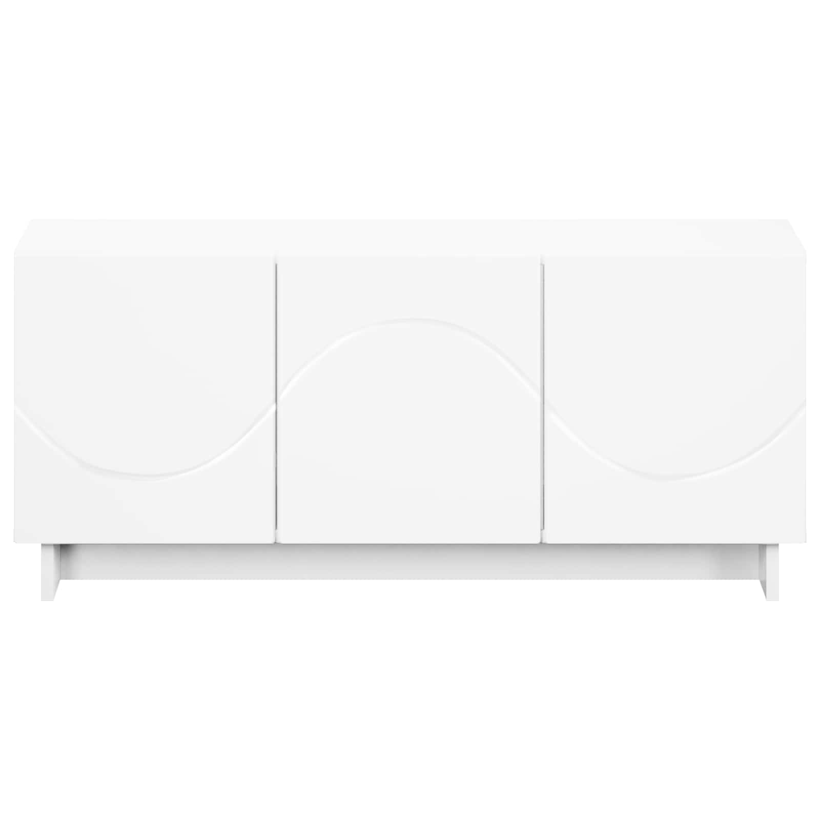 vidaXL szafka RTV 90 x 34.5 x 40 cm Biały materiał drewnopochodny