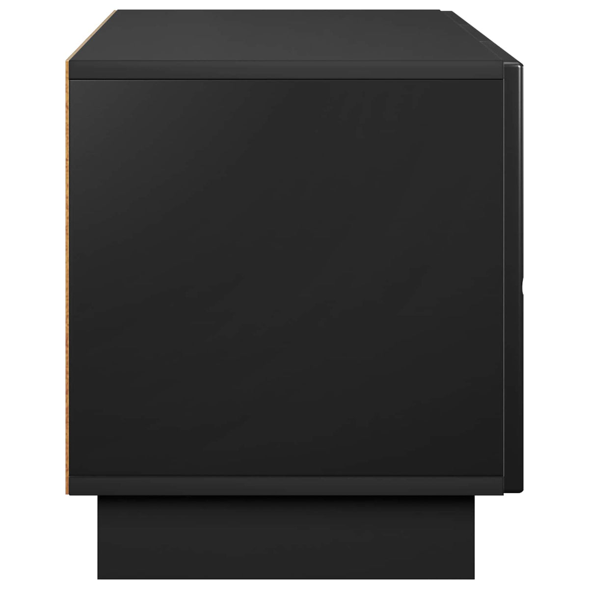 vidaXL szafka RTV 90 x 34.5 x 40 cm Czarny materiał drewnopochodny