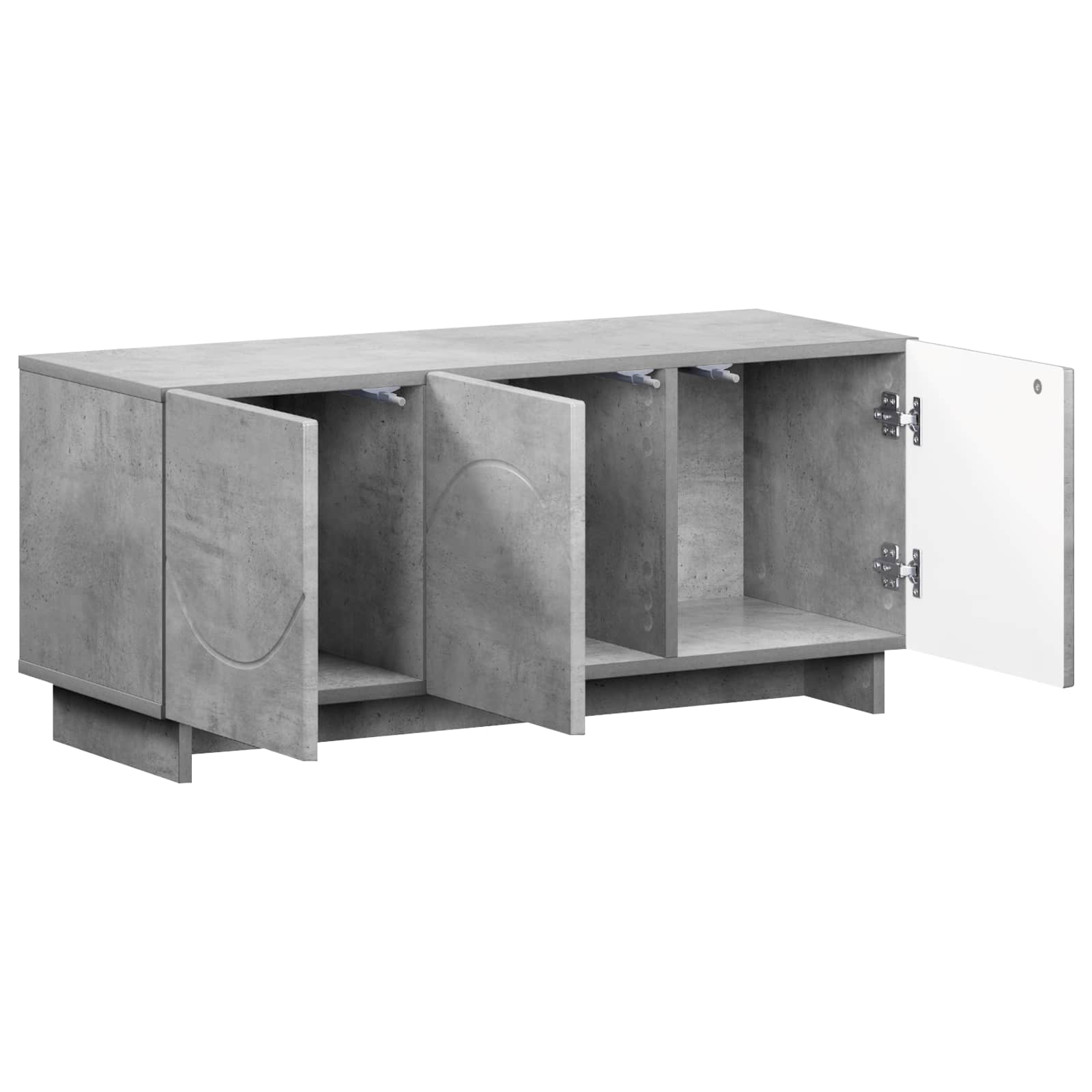 vidaXL szafka RTV 90 x 34.5 x 40 cm Betonowy szary