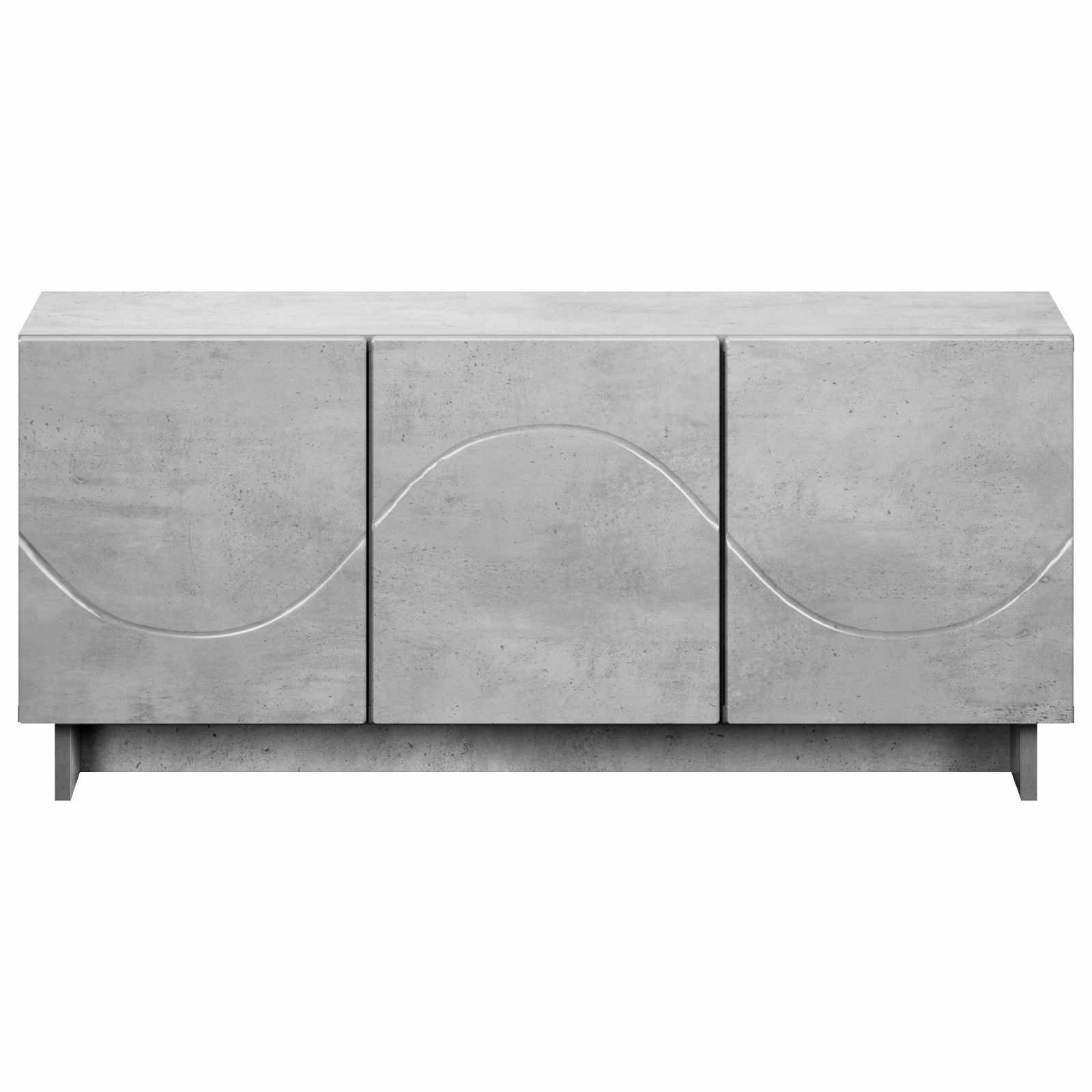 vidaXL szafka RTV 90 x 34.5 x 40 cm Betonowy szary