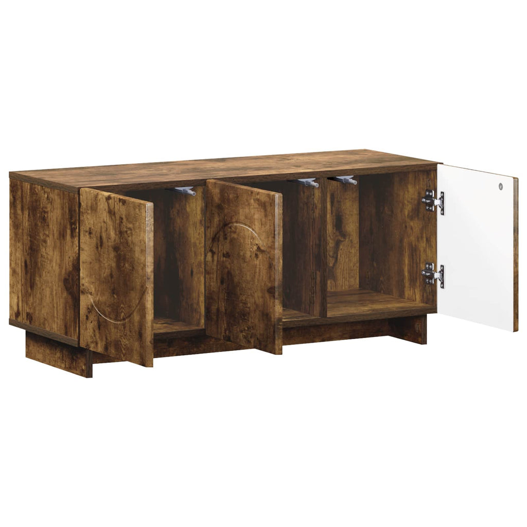 vidaXL szafka RTV 90 x 34.5 x 40 cm Dąb wędzony