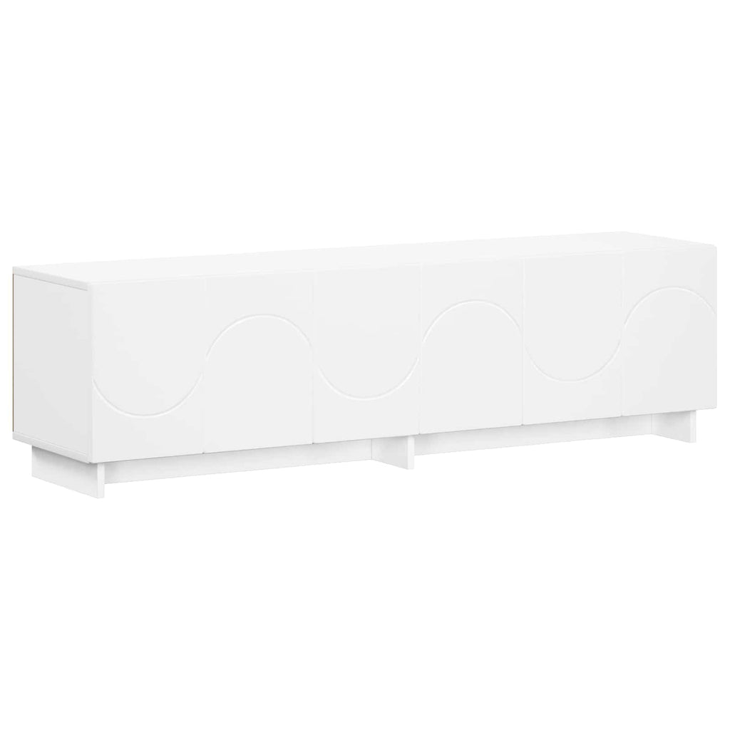 vidaXL szafka RTV 140 x 34,5 x 40 cm Biały materiał drewnopochodny