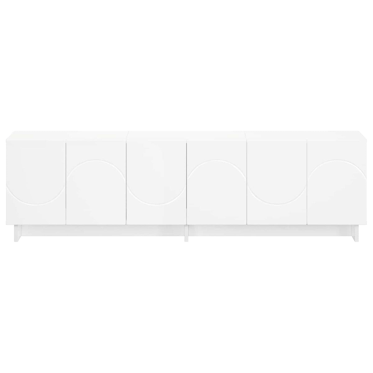 vidaXL szafka RTV 140 x 34,5 x 40 cm Biały materiał drewnopochodny
