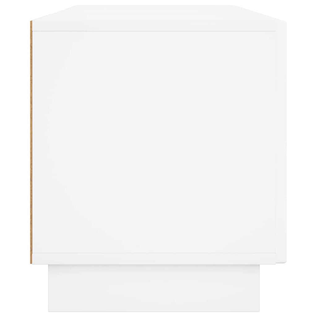 vidaXL szafka RTV 140 x 34,5 x 40 cm Biały materiał drewnopochodny