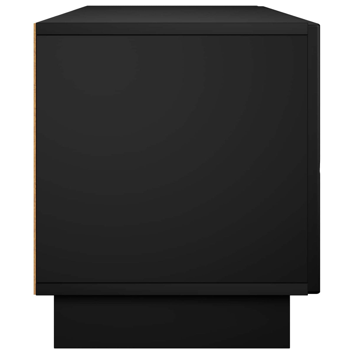 vidaXL szafka RTV 140 x 34,5 x 40 cm Czarny materiał drewnopochodny