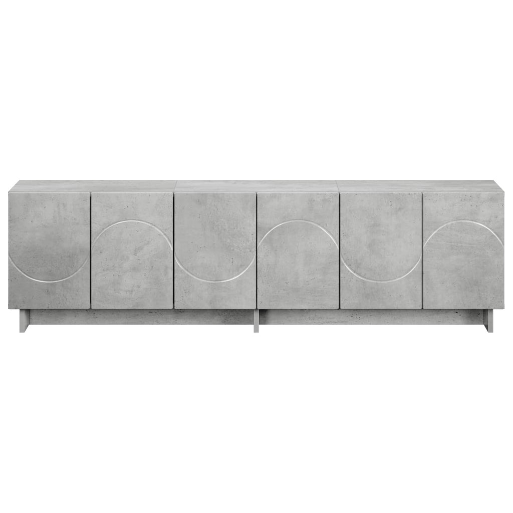 vidaXL szafka RTV 140 x 34,5 x 40 cm Betonowy szary