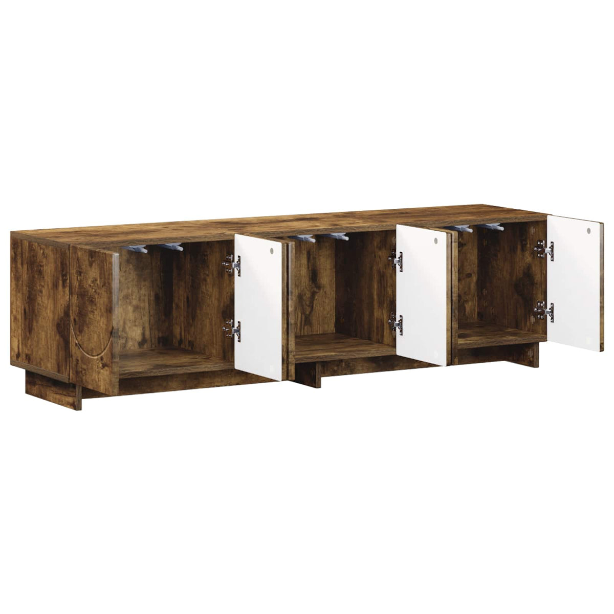 vidaXL szafka RTV 140 x 34,5 x 40 cm Dąb wędzony