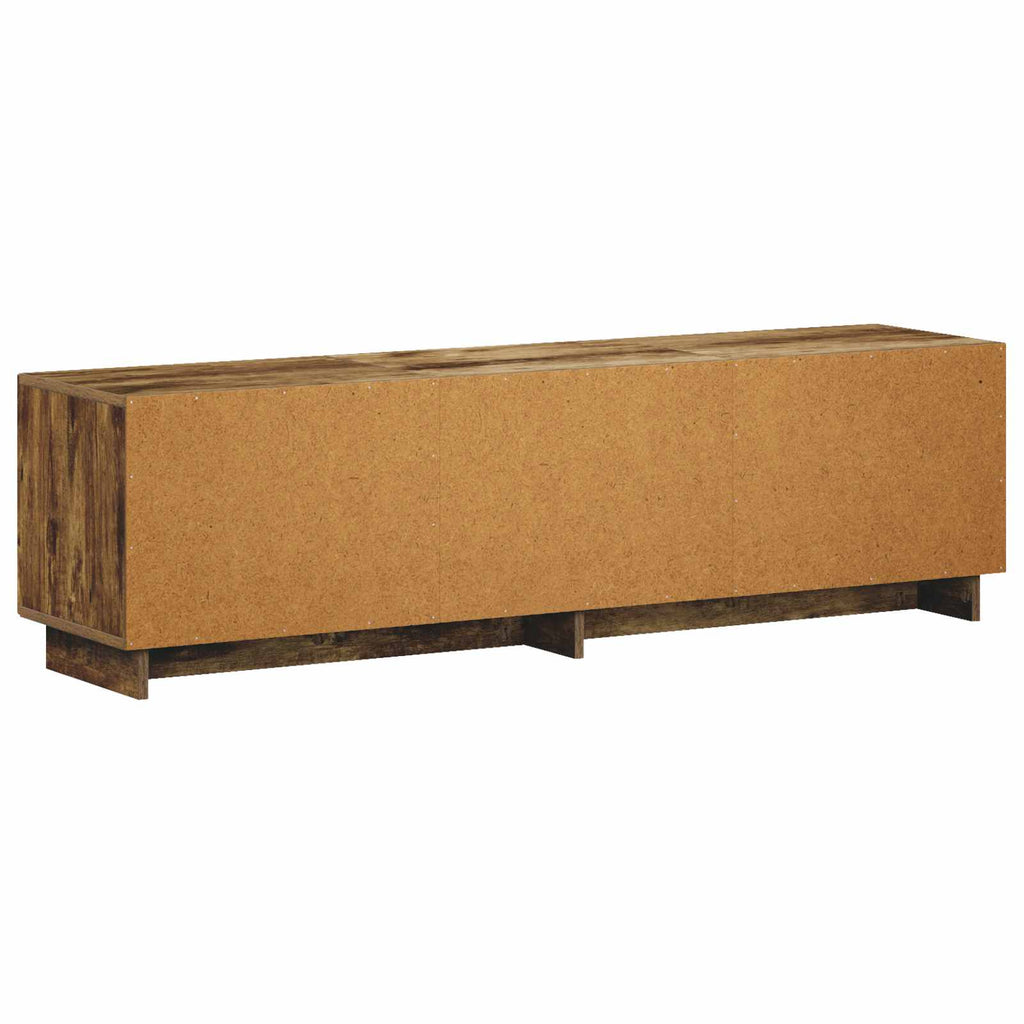vidaXL szafka RTV 140 x 34,5 x 40 cm Dąb wędzony