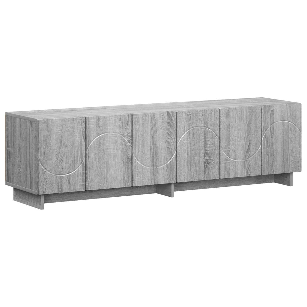 vidaXL szafka RTV 140 x 34,5 x 40 cm Szary Sonoma