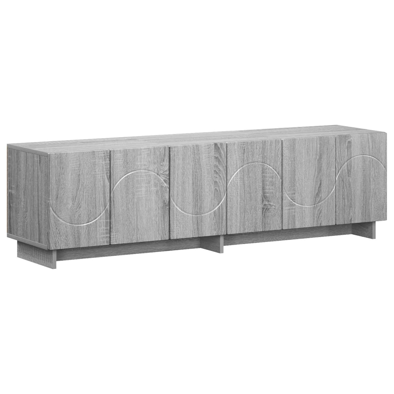 vidaXL szafka RTV 140 x 34,5 x 40 cm Szary Sonoma