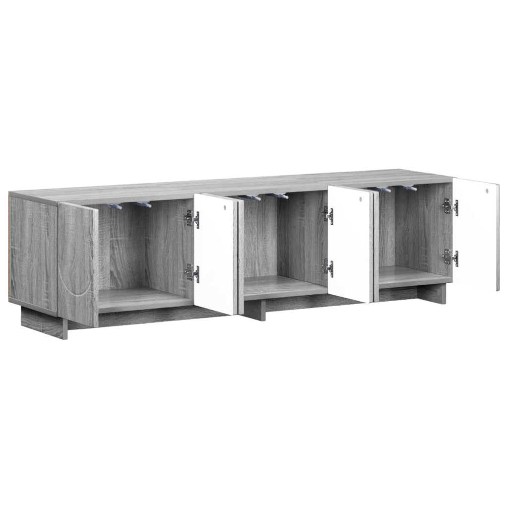 vidaXL szafka RTV 140 x 34,5 x 40 cm Szary Sonoma