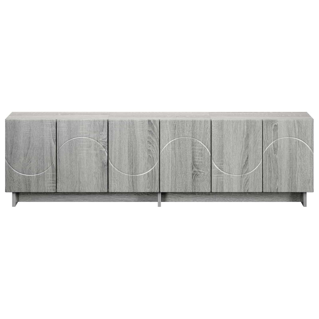 vidaXL szafka RTV 140 x 34,5 x 40 cm Szary Sonoma