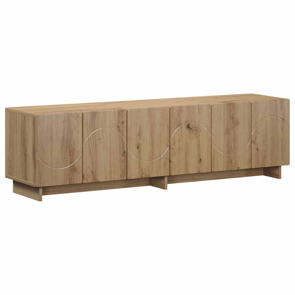 vidaXL szafka RTV 140 x 34,5 x 40 cm Dąb artisan