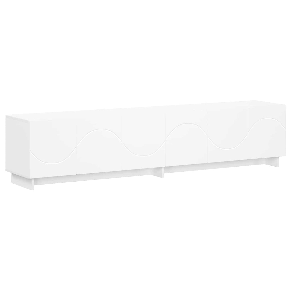 vidaXL szafka RTV 180 x 34,5 x 40 cm Biały materiał drewnopochodny
