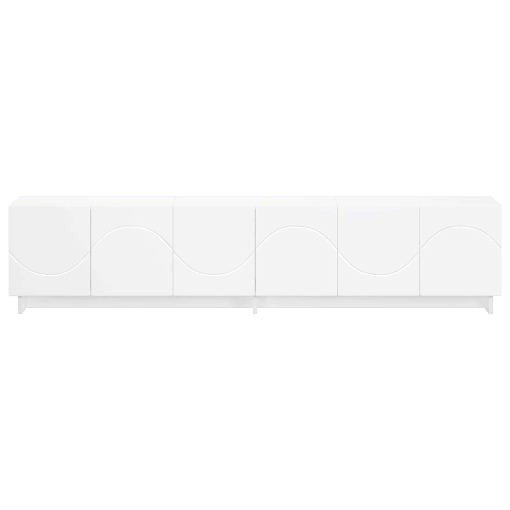 vidaXL szafka RTV 180 x 34,5 x 40 cm Biały materiał drewnopochodny