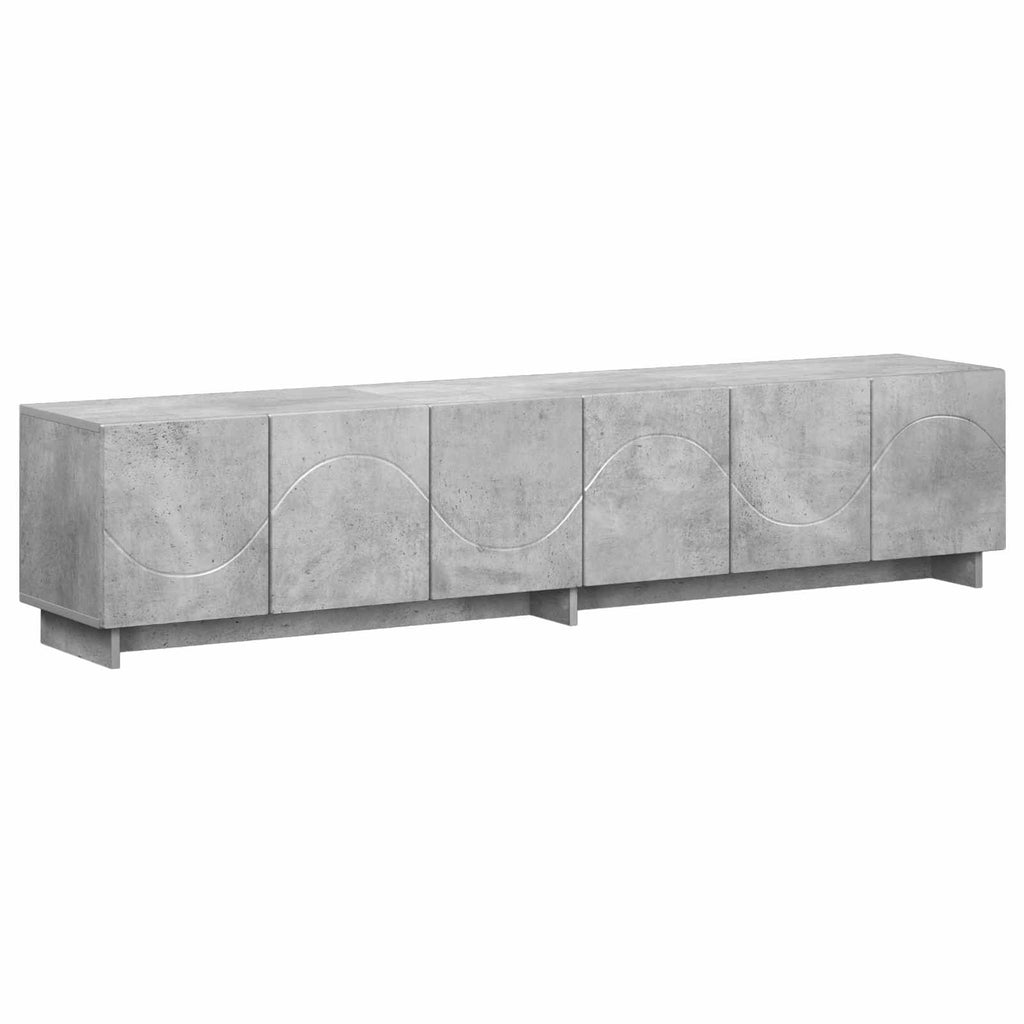 vidaXL szafka RTV 180 x 34,5 x 40 cm Betonowy szary