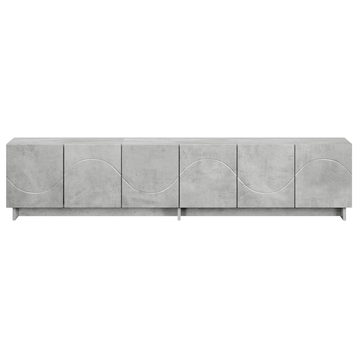 vidaXL szafka RTV 180 x 34,5 x 40 cm Betonowy szary