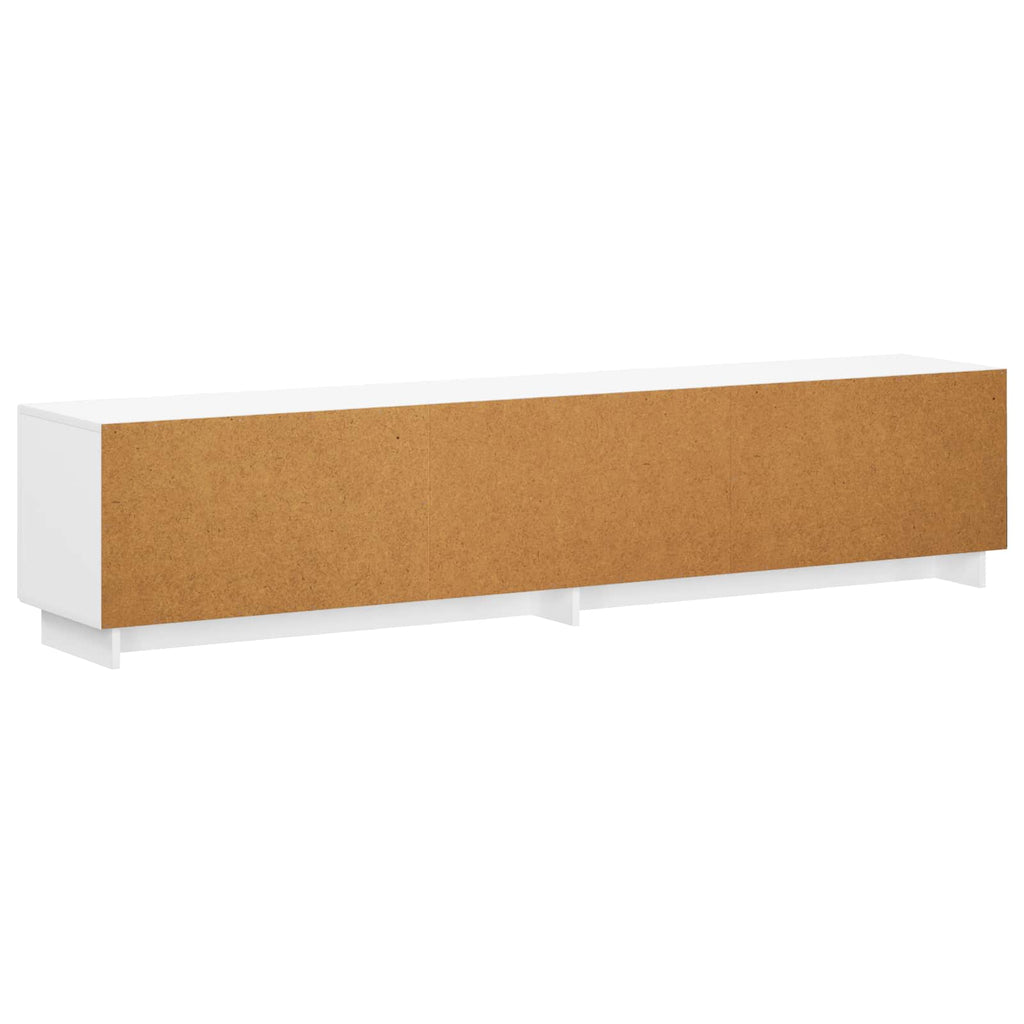 vidaXL szafka RTV 180 x 34,5 x 40 cm Biały wysoki połysk
