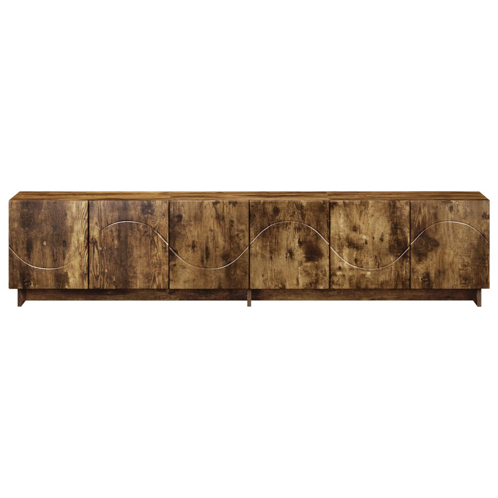 vidaXL szafka RTV 180 x 34,5 x 40 cm Dąb wędzony