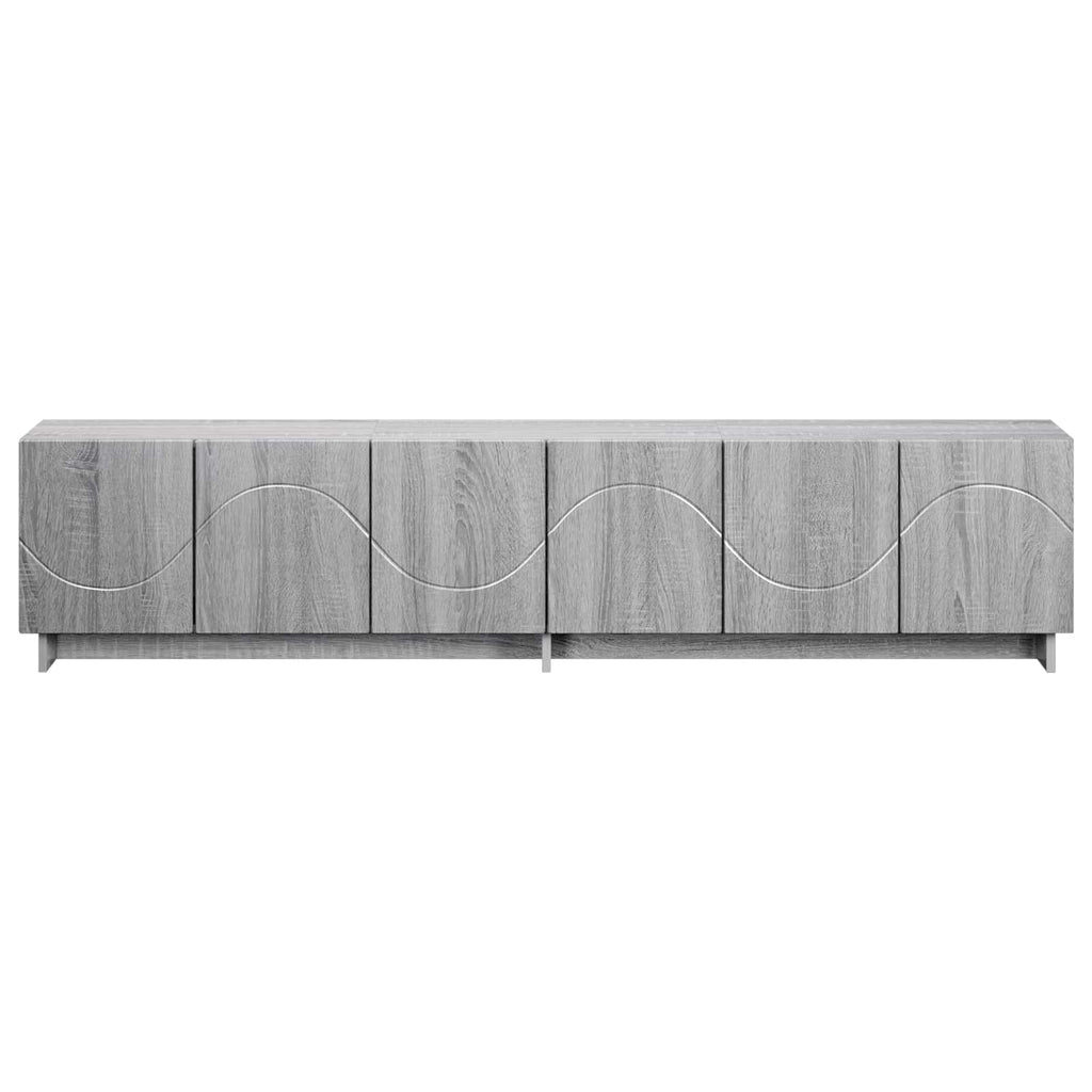 vidaXL szafka RTV 180 x 34,5 x 40 cm Szary Sonoma