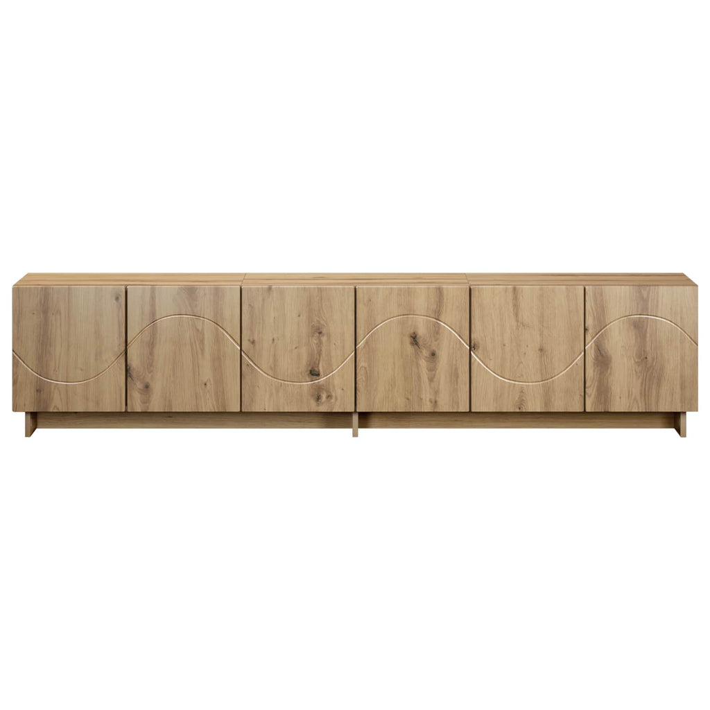 vidaXL szafka RTV 180 x 34,5 x 40 cm Dąb artisan