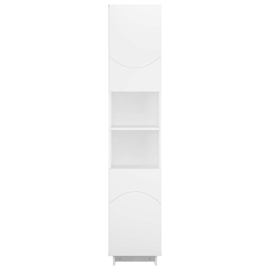 vidaXL Szafka łazienkowa Biały 36.5 x 38 x 180 cm Drewno inżynieryjne