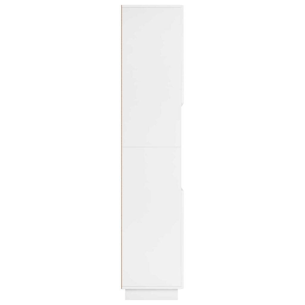 vidaXL Szafka łazienkowa Biały 36.5 x 38 x 180 cm Drewno inżynieryjne