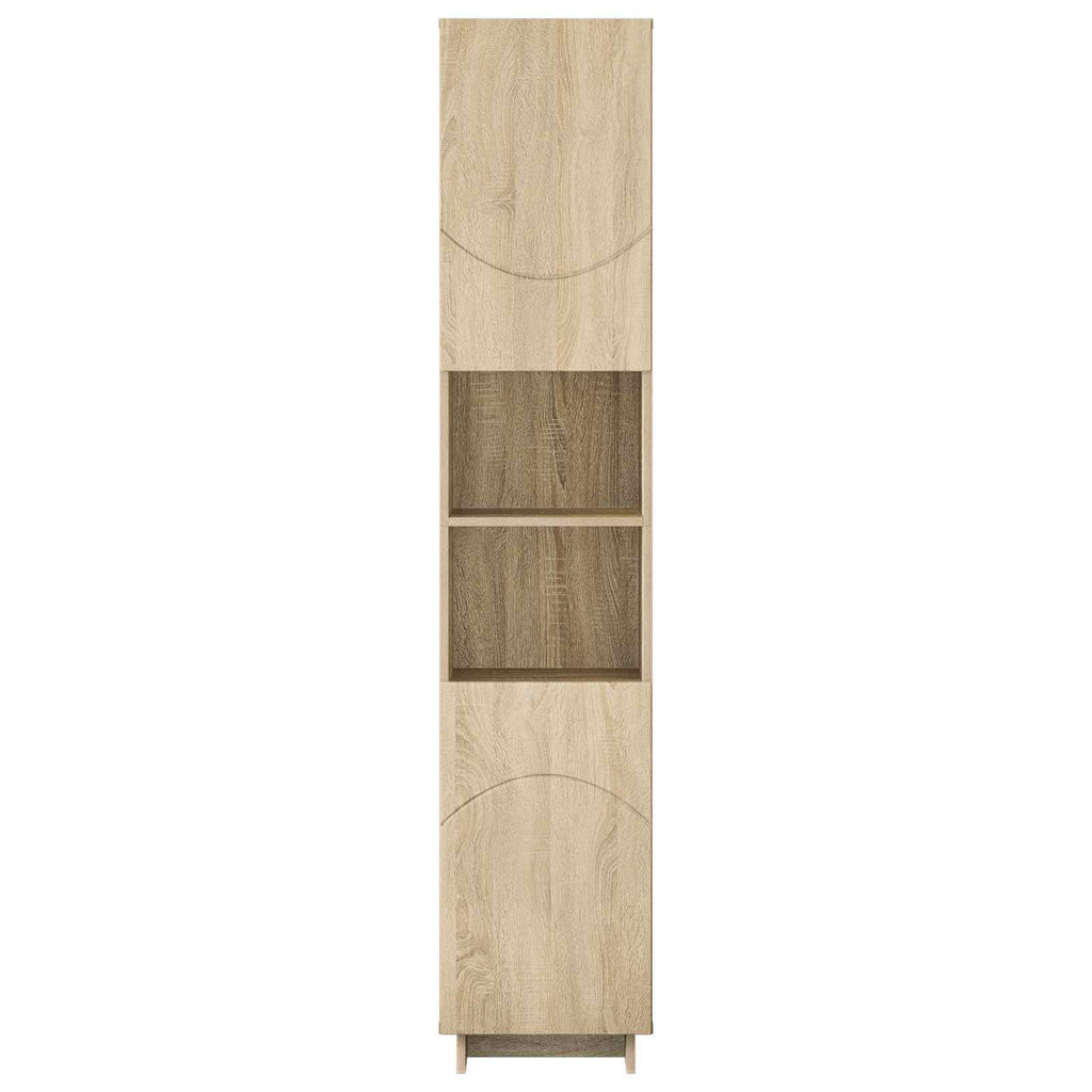 vidaXL Szafka łazienkowa dąb Sonoma 36.5 x 38 x 180 cm