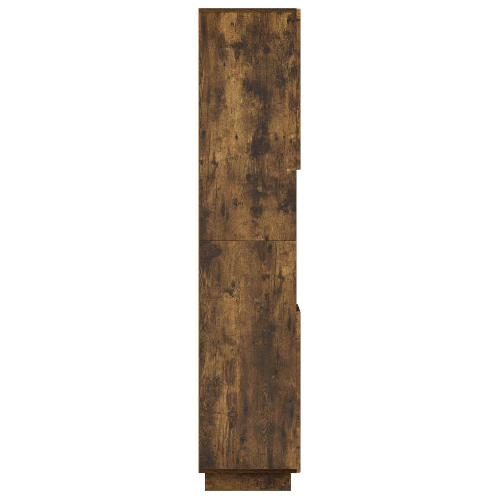 vidaXL Szafka łazienkowa Dąb wędzony 36.5 x 38 x 180 cm