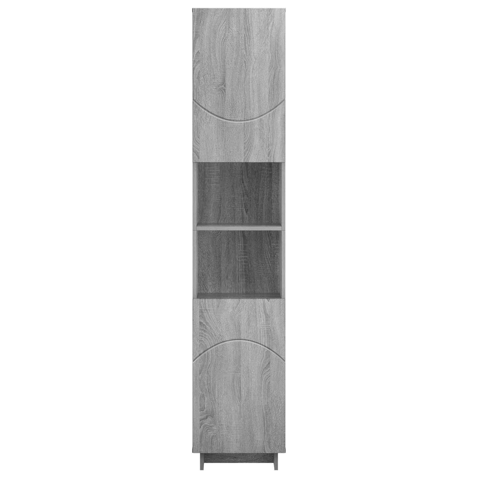 vidaXL Szafka łazienkowa Szary Sonoma 36.5 x 38 x 180 cm