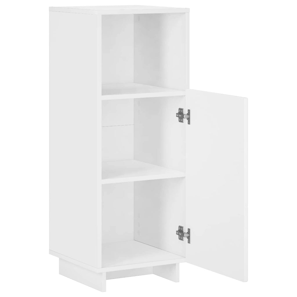 vidaXL Szafka łazienkowa Biały wysoki połysk 36,5 x 38 x 95 cm
