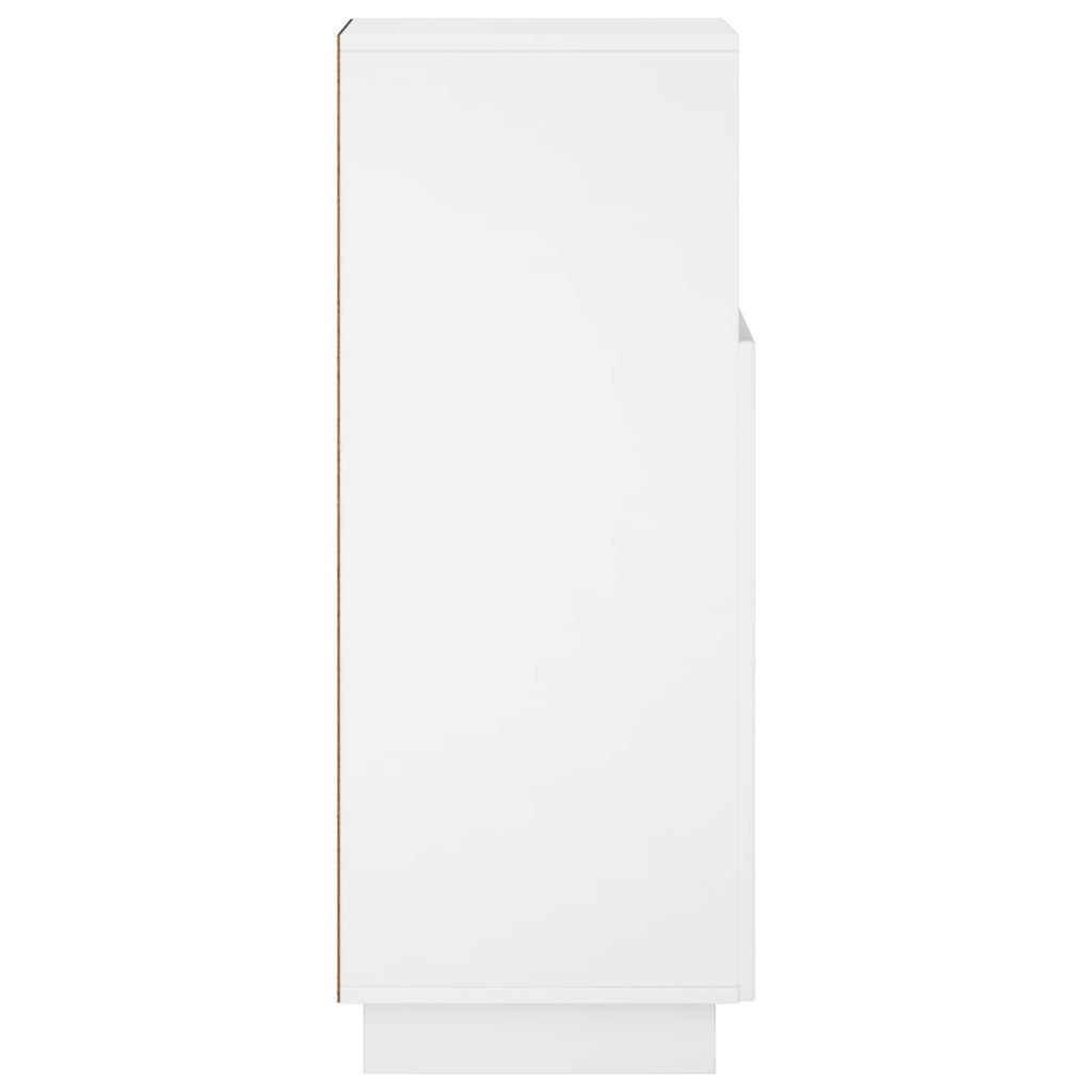 vidaXL Szafka łazienkowa Biały wysoki połysk 36,5 x 38 x 95 cm