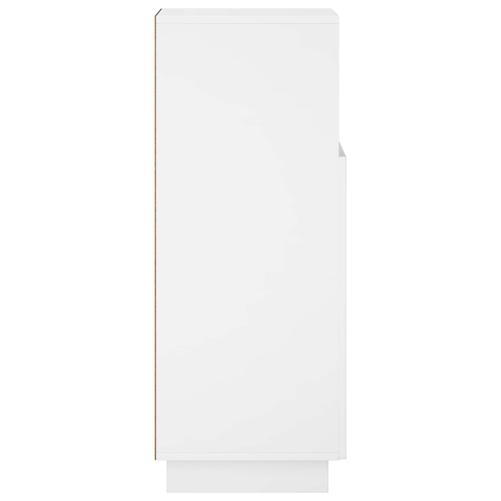 vidaXL Szafka łazienkowa Biały wysoki połysk 36,5 x 38 x 95 cm