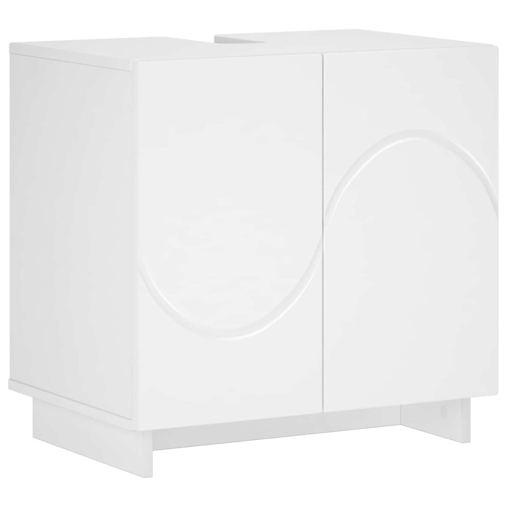 vidaXL Szafka łazienkowa Biały 60 x 41 x 58 cm Drewno inżynieryjne