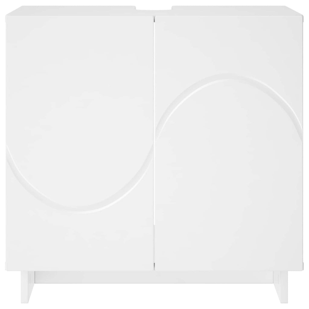 vidaXL Szafka łazienkowa Biały 60 x 41 x 58 cm Drewno inżynieryjne