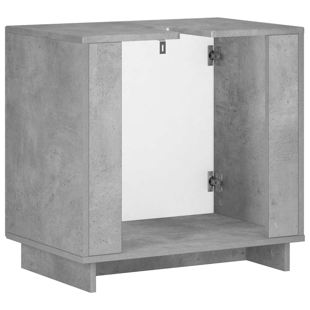 vidaXL Szafka łazienkowa Betonowy szary 60 x 41 x 58 cm