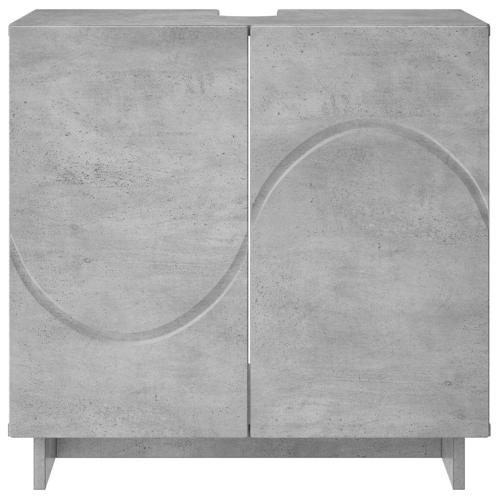 vidaXL Szafka łazienkowa Betonowy szary 60 x 41 x 58 cm