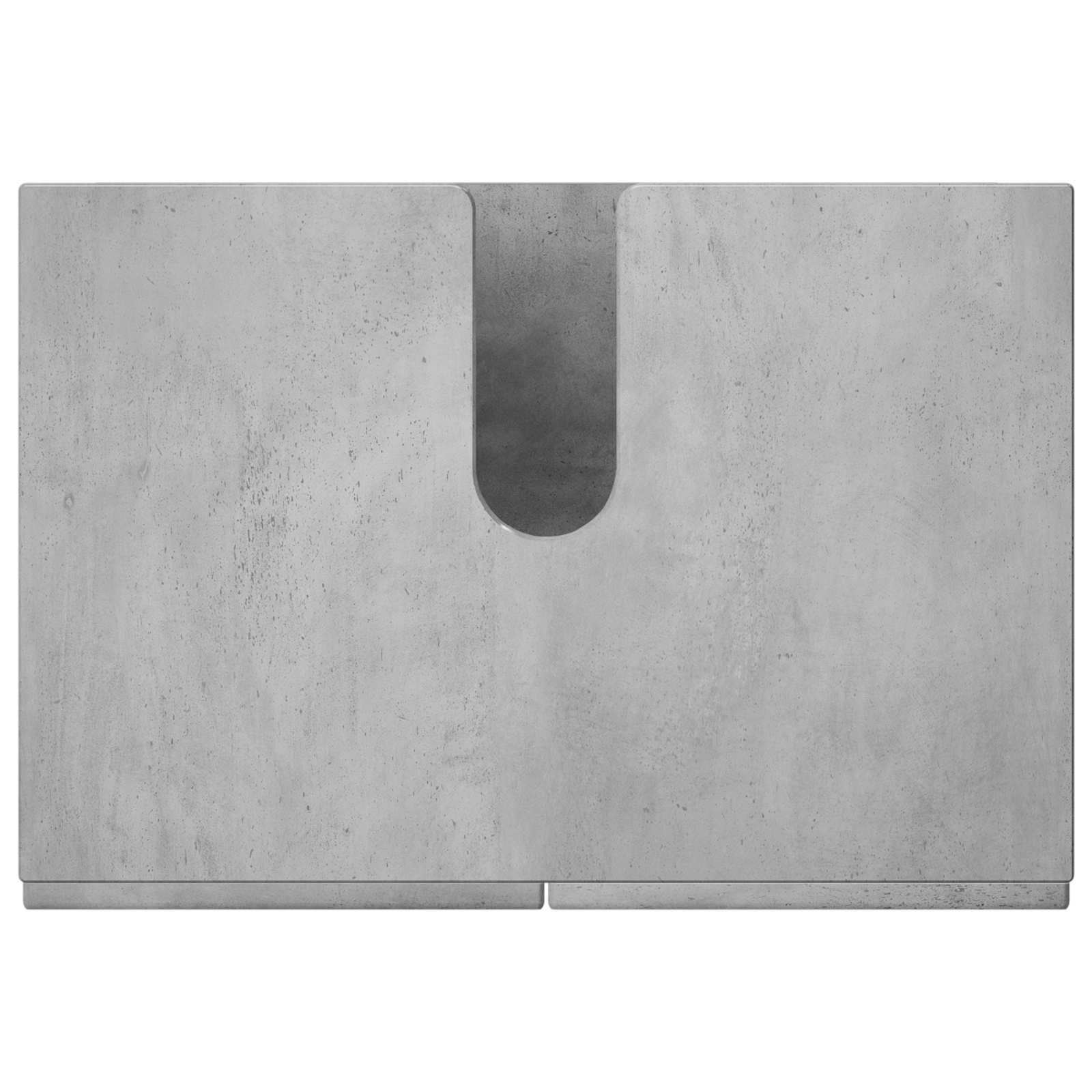 vidaXL Szafka łazienkowa Betonowy szary 60 x 41 x 58 cm