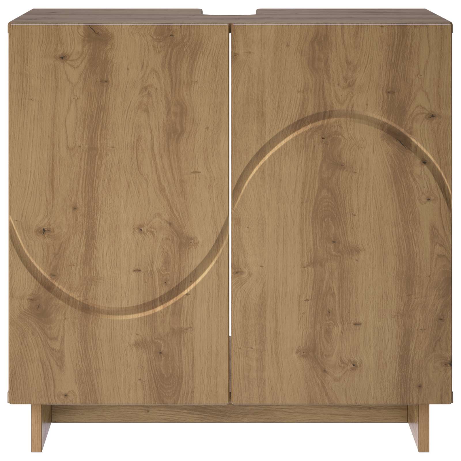 vidaXL Szafka łazienkowa Dąb artisan 60 x 41 x 58 cm