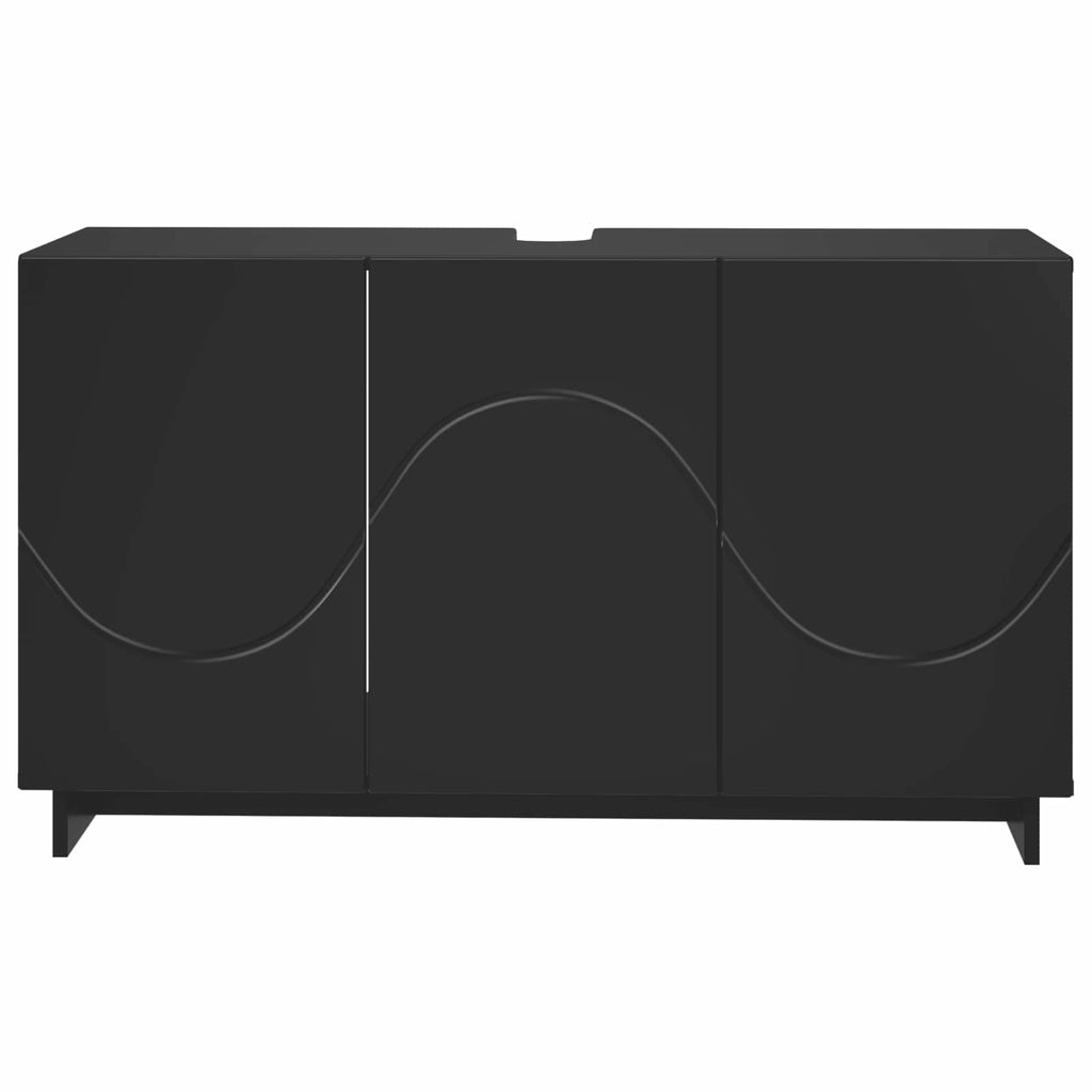 vidaXL Szafka łazienkowa Czarny 101 x 41 x 58 cm