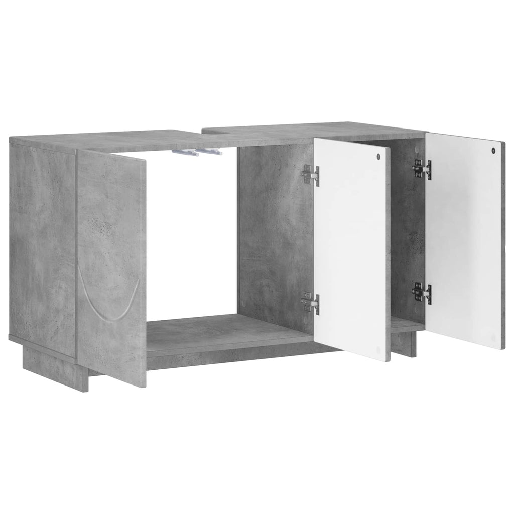 vidaXL Szafka łazienkowa Betonowy szary 101 x 41 x 58 cm