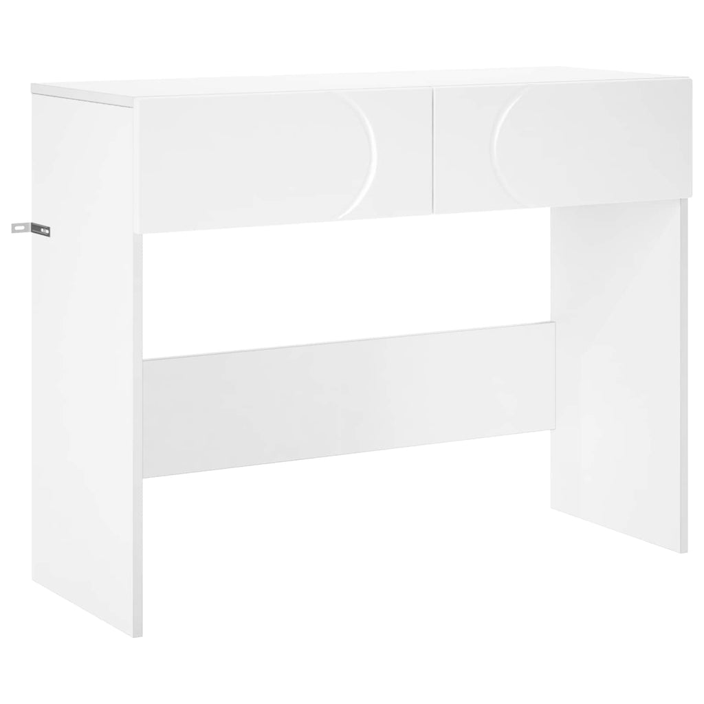 vidaXL Konsola Biały 96,5 x 38 x 75 cm Materiał drewnopochodny